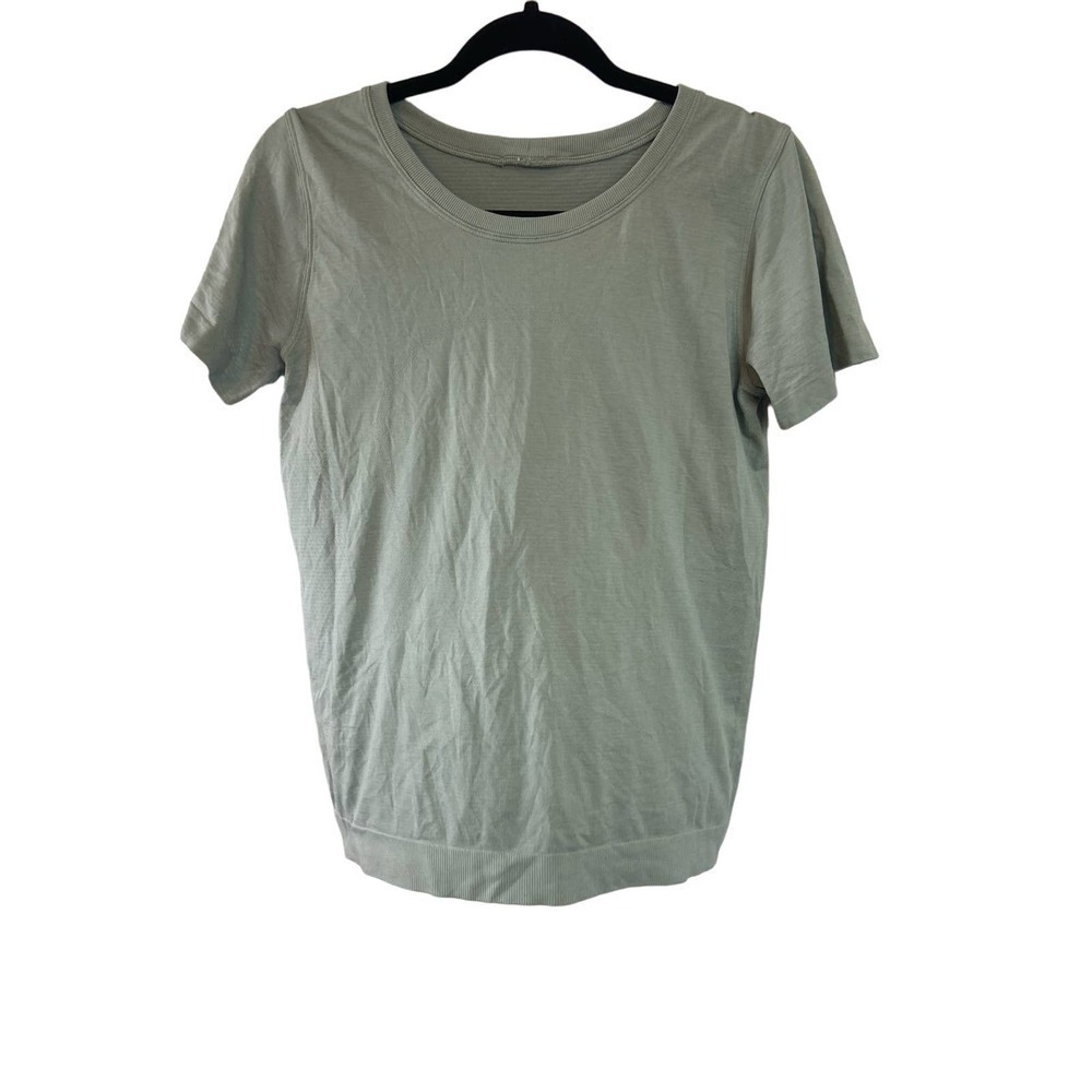 lululemon scuba light green t shirt